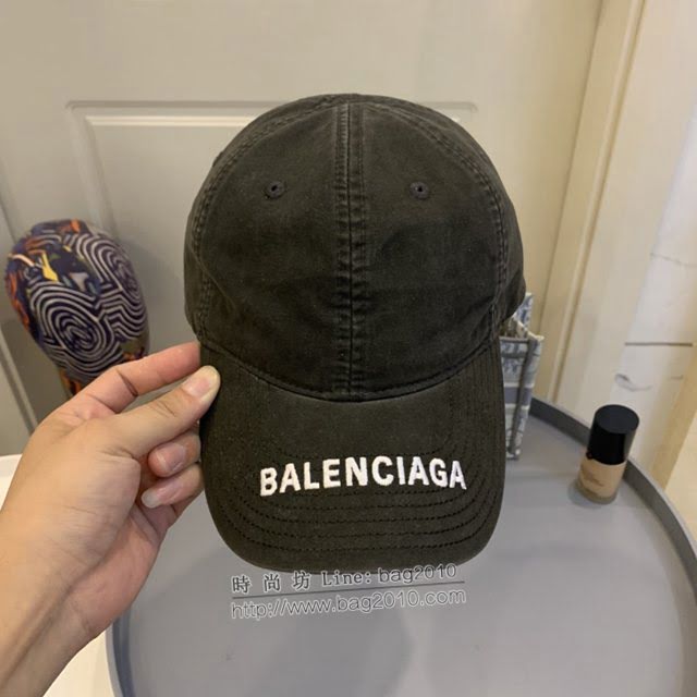 Balenciaga男女同款帽子 巴黎世家水洗做舊棒球帽鴨舌帽  mm1646